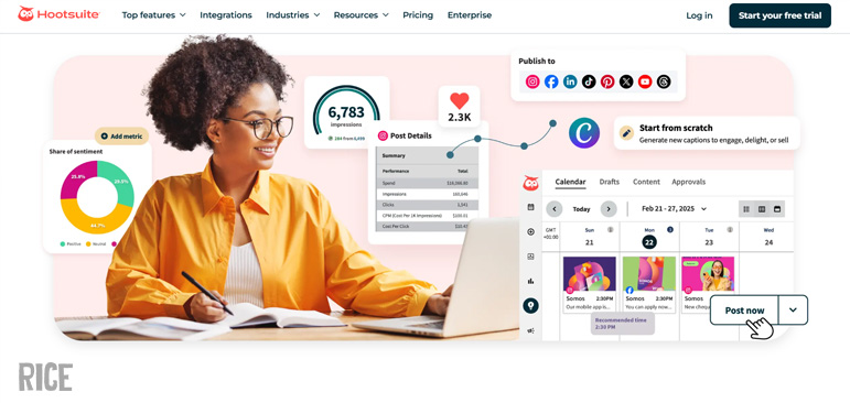 Hootsuite - apps to schedule Instagram posts